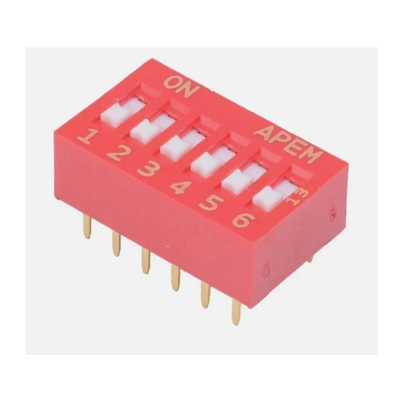APEM Recessed Rotary Coded DIP Switch NDSR-06-V