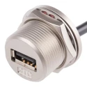 RS PRO USB Cable Female USB Type A to Female USB Type A 200 mm USB 2.0 122-3024