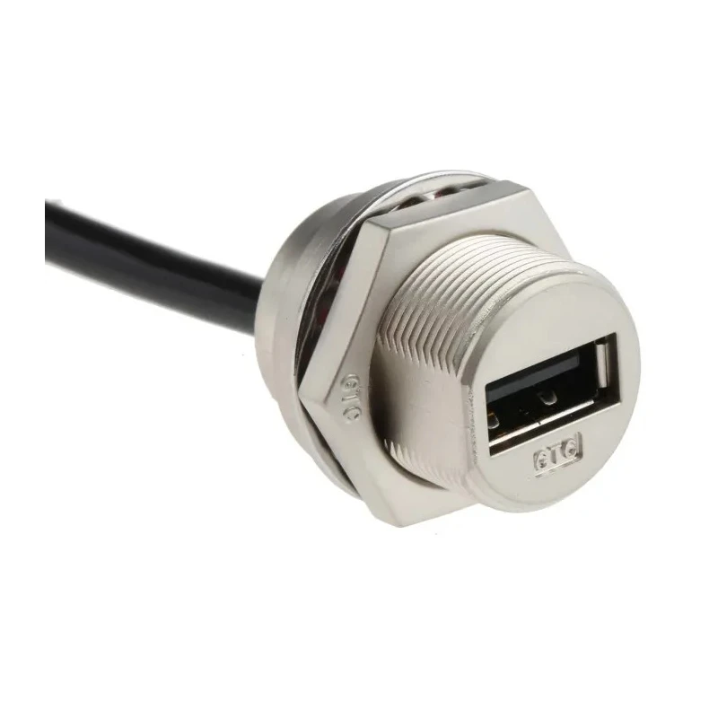 RS Pro USB 2.0 Female USB Type A to Female USB Type A Extension Cable Black 225.5 mm 122-3031