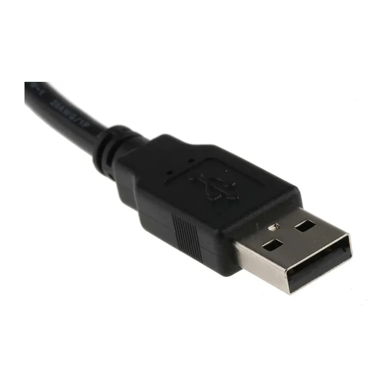 RS Pro USB 2.0 Female USB Type A to Female USB Type A Extension Cable Black 225.5 mm 122-3031
