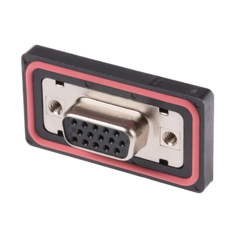 RS PRO 15 Way Straight Panel Mount D-Sub Connector Female 1kV 5A Solder Termination 122-3037
