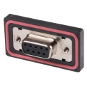 RS PRO 9 Way Straight Panel Mount D-Sub Connector Female, 5A, 1 kV, Polybutylene Terephthalate Housing, Solder 122-3035