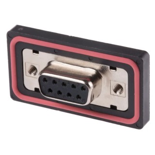 RS PRO 9 Way Straight Panel Mount D-Sub Connector Female, 5A, 1 kV, Polybutylene Terephthalate Housing, Solder 122-3035