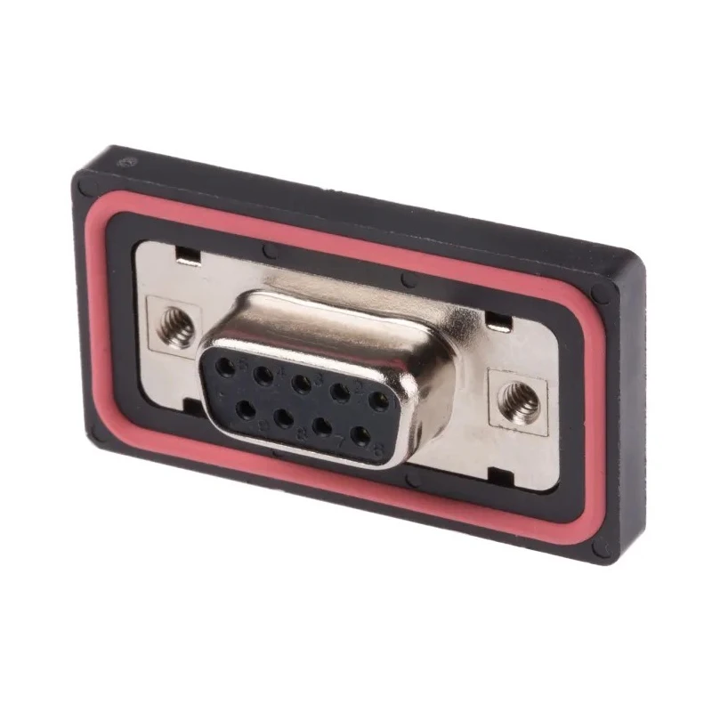 RS PRO 9 Way Straight Panel Mount D-Sub Connector Female, 5A, 1 kV, Polybutylene Terephthalate Housing, Solder 122-3035