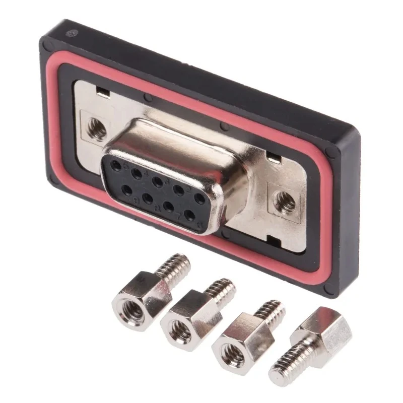 RS PRO 9 Way Straight Panel Mount D-Sub Connector Female, 5A, 1 kV, Polybutylene Terephthalate Housing, Solder 122-3035