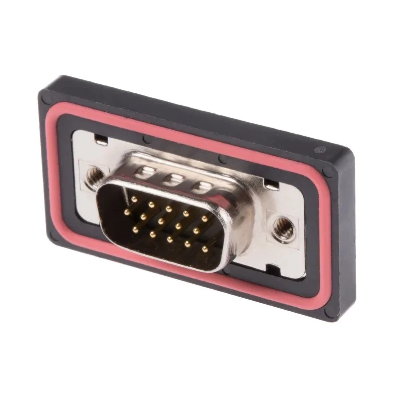 RS PRO 15 Way Straight Panel Mount D-Sub Connector Male 1kV 5A Polybutylene Terephthalate Housing 122-3038