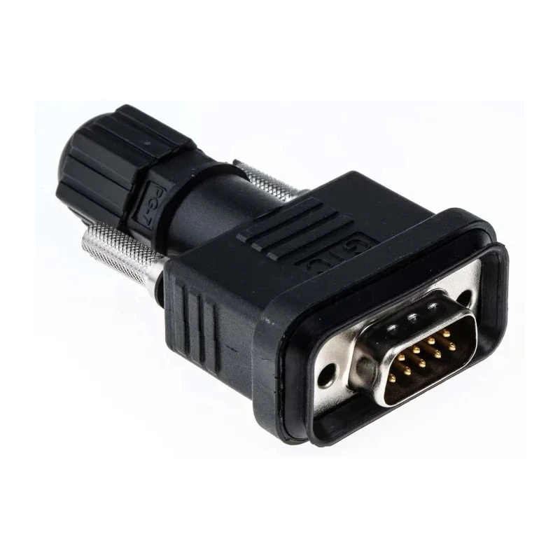 RS PRO 9 Way Straight Cable D-Sub Connector Male 1kV AC 5A 122-3044