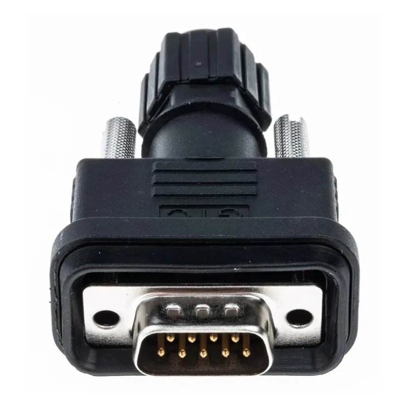 RS PRO 9 Way Straight Cable D-Sub Connector Male 1kV AC 5A 122-3044
