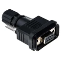 RS PRO 9 Way Straight Cable D-Sub Connector Female 250V DC 105°C Thermoplastic Housing 122-3043