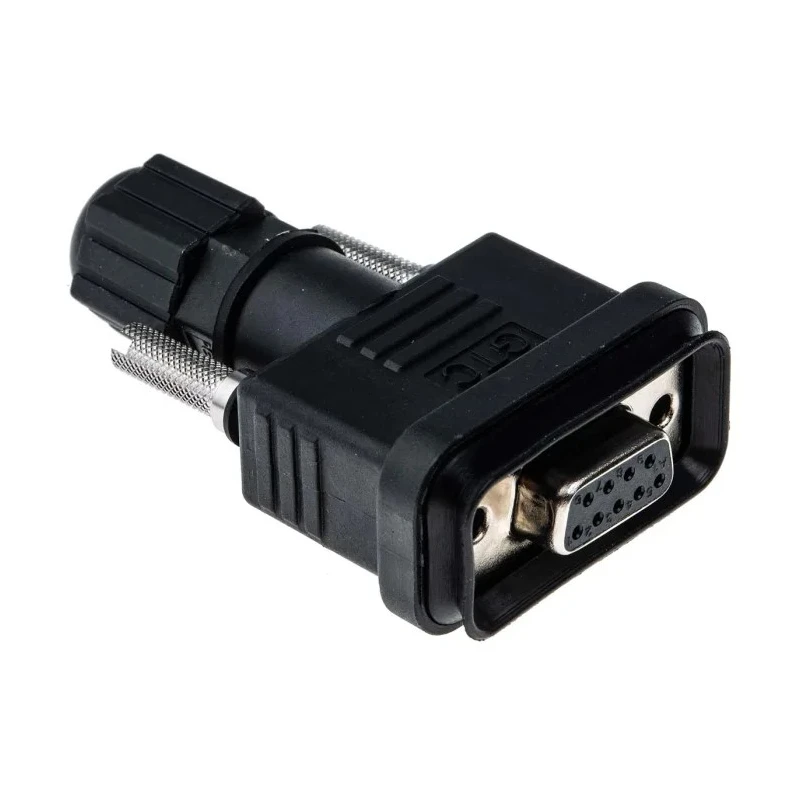 RS PRO 9 Way Straight Cable D-Sub Connector Female 250V DC 105°C Thermoplastic Housing 122-3043