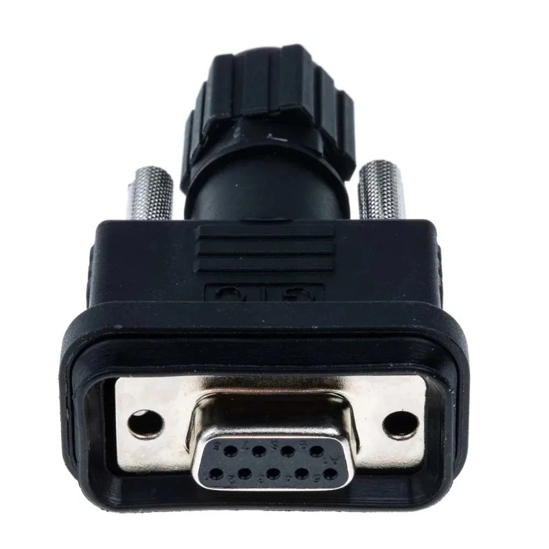 RS PRO 9 Way Straight Cable D-Sub Connector Female 250V DC 105°C Thermoplastic Housing 122-3043