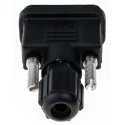 RS PRO 9 Way Straight Cable D-Sub Connector Female 250V DC 105°C Thermoplastic Housing 122-3043