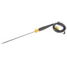 Fluke Type K Round K-Type Temperature Probe, 203.2 mm Length, 4.8 mm Diameter, 816°C Max 80PK-26