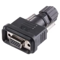 RS PRO 15 Way Straight Cable D-Sub Connector Female 1kV AC 5A Current Polybutylene Terephthalate Housing 122-3045