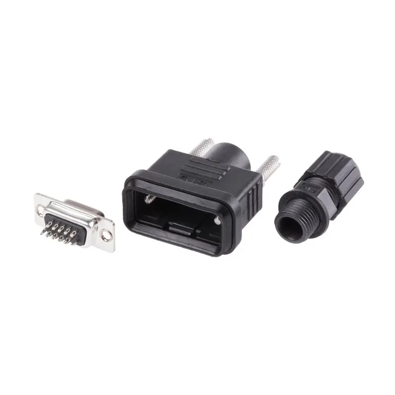 RS PRO 15 Way Straight Cable D-Sub Connector Female 1kV AC 5A Current Polybutylene Terephthalate Housing 122-3045