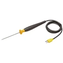 Fluke Type K Conical Penetration Temperature Probe, 101.6 mm Length, 3.4 mm Diameter, 350°C Max 80PK-25