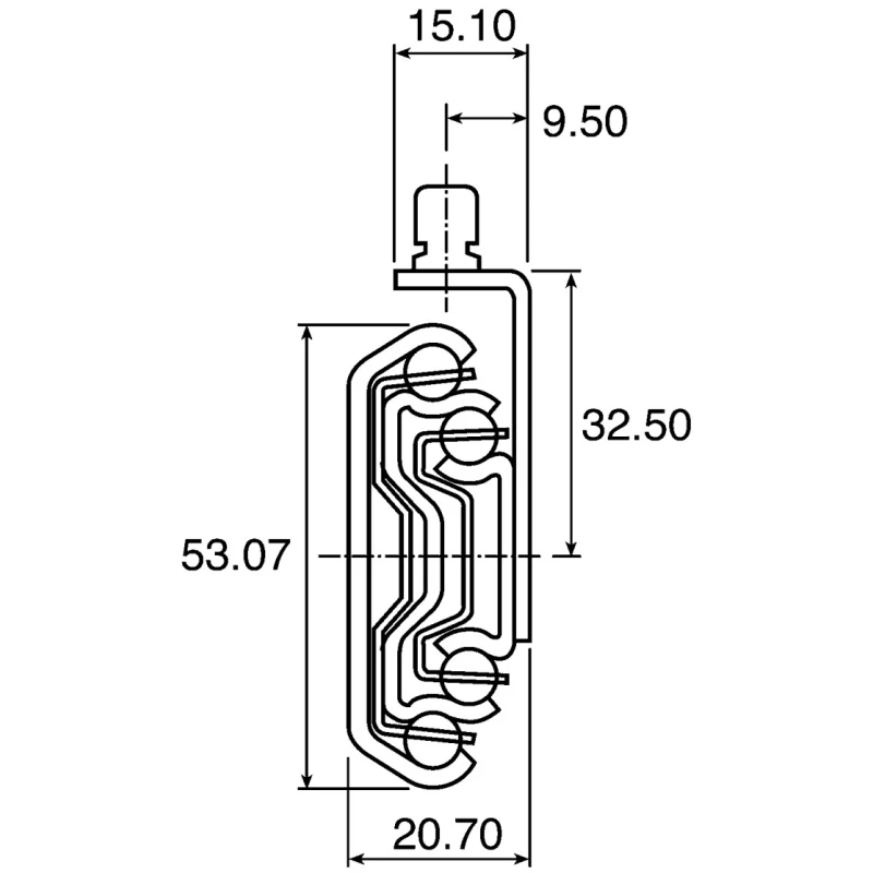 Accuride Stainless Steel Telescopic Slide Rack Rail 642 mm Depth 100kg Max Load DS5322-0060-2