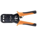 Tempo PA1540 Crimp Tool for RJ45, RJ12, RJ11 Connectors with Adjustable Ratchet 205mm Length 472-6762