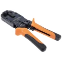 Tempo PA1540 Crimp Tool for RJ45, RJ12, RJ11 Connectors with Adjustable Ratchet 205mm Length 472-6762