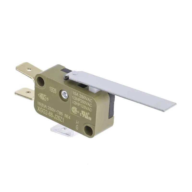 Saia-Burgess Lever Micro Switch, Tab Terminal, 16A, 250 V ac, SPDT, IP40 XGG2-88-J26Z1
