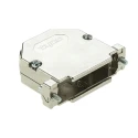 TE Connectivity AMPLIMITE HD-20 Series Gadolinium Zinc Alloy Angled D-Sub Backshell 25 Way 1534809-1