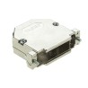 TE Connectivity AMPLIMITE HD-20 Series Gadolinium Zinc Alloy Angled D-Sub Backshell 25 Way 1534809-1