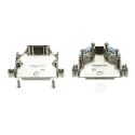 TE Connectivity AMPLIMITE HD-20 Series Gadolinium Zinc Alloy Angled D-Sub Backshell 25 Way 1534809-1