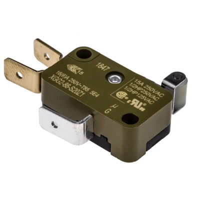 Saia-Burgess Roller Lever Micro Switch, Tab Terminal, 16A, 250 V AC, SPCO Contact Configuration, IP40 XGG2-88-S20Z1
