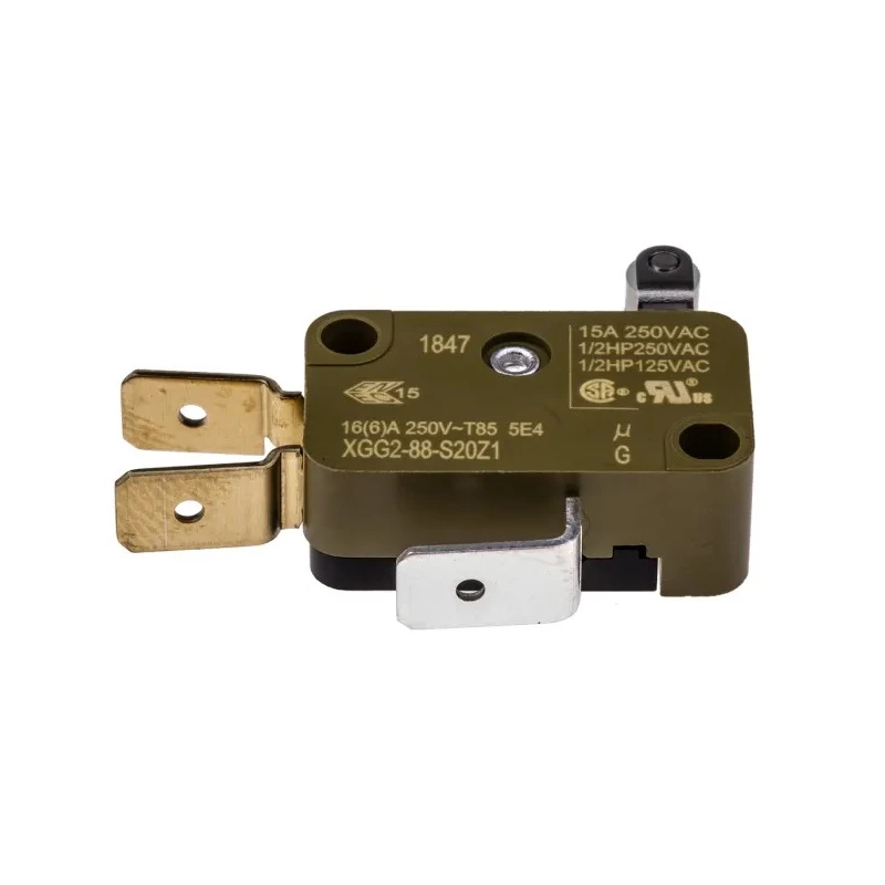 Saia-Burgess Roller Lever Micro Switch, Tab Terminal, 16A, 250 V AC, SPCO Contact Configuration, IP40 XGG2-88-S20Z1