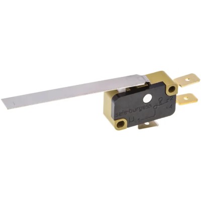 Saia-Burgess Leaf Lever Micro Switch with Tab Terminal, 16A, 250 V AC, SPDT, IP40 XGG2-88-J27Z1