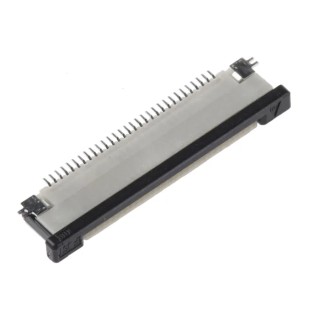 JST FLZ 0.5 mm Pitch 30 Way Right Angle Female FPC Connector, Solder 30FLZ-SM2-TB(LF)(SN)(P)