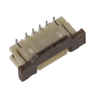 JST FPC Connector 0.5 mm Pitch 10 Way Straight Female Easy-On FFC/FPC Connector Solder Termination 10FLZT-SM1-TF