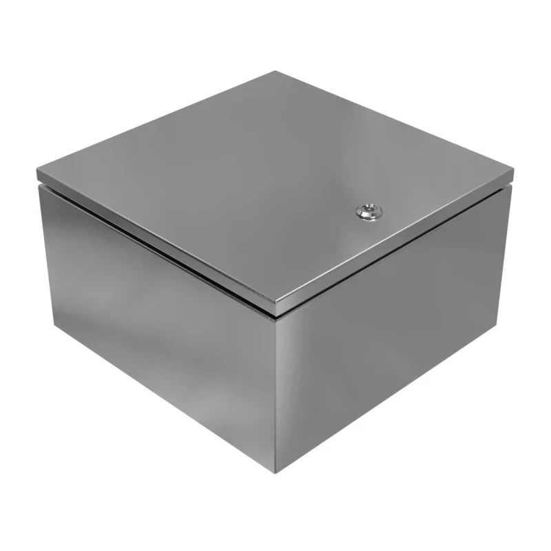 Rose Stainless Steel Wall Box Enclosure, IP66, ATEX, IECEx, 380mm x 380mm x 217mm 370044210