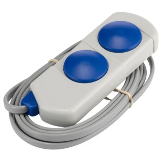 Herga Push Button Switch Momentary Panel Mount IP67 250V AC 2A White Button Actuator 6450-0002