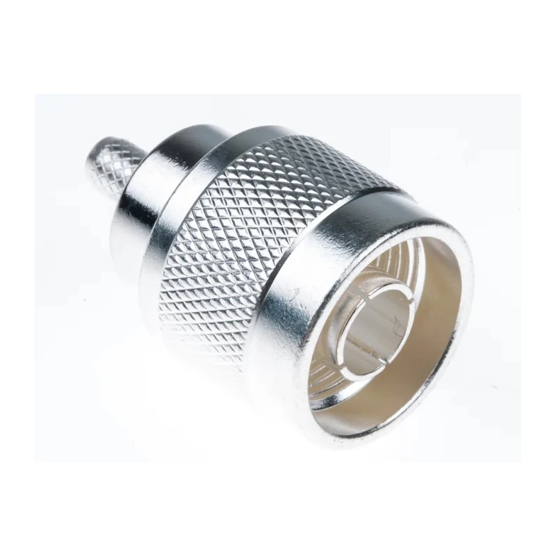 TE Connectivity N Series 50 Ω Coaxial Connector Cable Male N Connector, Straight Body Crimp 1-1337416-0