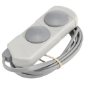 Herga 6450 Series Push Button Switch Momentary Panel Mount IP67 250V AC 2A 6450-0001