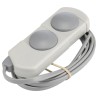 Herga 6450 Series Push Button Switch Momentary Panel Mount IP67 250V AC 2A 6450-0001