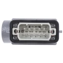 HARTING Heavy Duty Power Connector Kit Hood and Insert, 10A, 16A, 250V 09200100540+09200102612