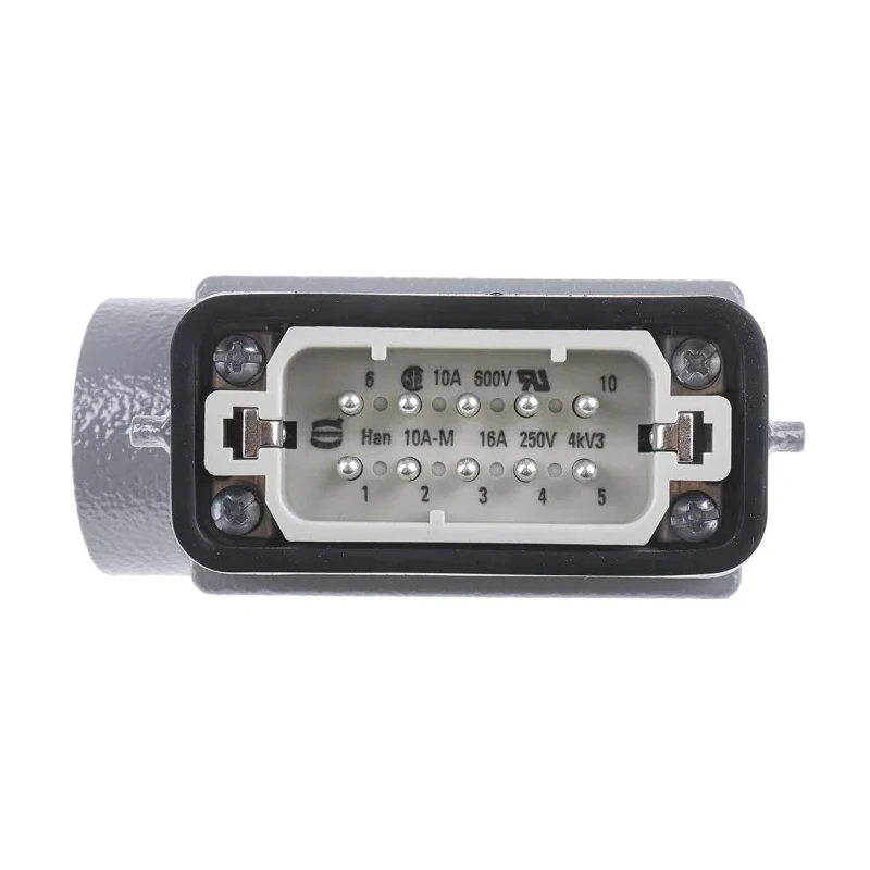 HARTING Heavy Duty Power Connector Kit Hood and Insert, 10A, 16A, 250V 09200100540+09200102612