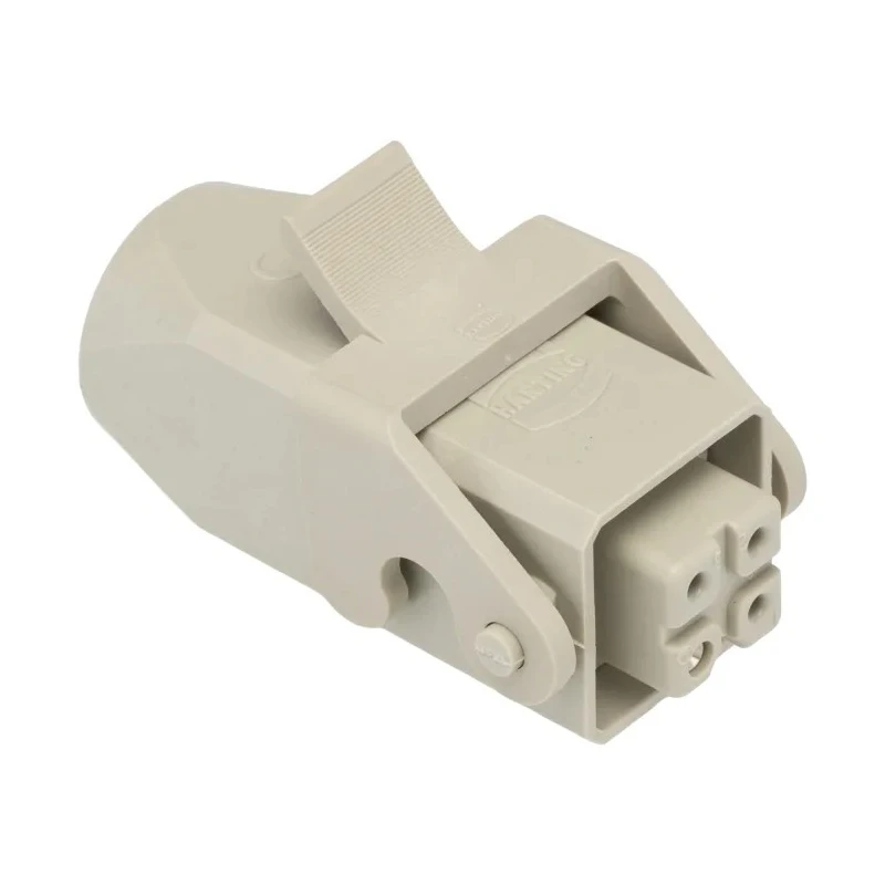 HARTING Heavy Duty Power Connector, Panel Mount, Screw Termination, 3 Contacts + PE, 10A, Han A 09200030720+09200032711