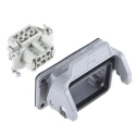HARTING Heavy Duty Power Connector Panel Screw 6 Way 16A 500V Han E Female 09300060301+09330062701
