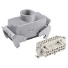 HARTING Heavy Duty Power Connector Panel Screw Termination 16 Way 16A 500V Han E Female 09300161730+09330162701