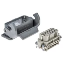 HARTING Heavy Duty Power Connector Panel Screw Termination 10 Way 10A Han A Female 230V 400 V 09200100301+09200102812