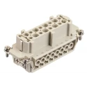 HARTING Heavy Duty Power Connector Panel Screw 16 Way 16A Han E Female 500V 09300161230+09330162701