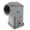 HARTING Han A Range Heavy Duty Power Connector Hood Die Cast Zinc Body Side Cable Entry M20 Thread 3A 19200031640