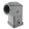 HARTING Han A Range Heavy Duty Power Connector Hood Die Cast Zinc Body Side Cable Entry M20 Thread 3A 19200031640