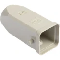 HARTING Heavy Duty Power Connector Hood Polycarbonate Body Top Cable Entry IP65 3A 19200030420