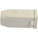 HARTING Heavy Duty Power Connector Hood Polycarbonate Body Top Cable Entry IP65 3A 19200030420