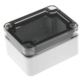 Spelsberg TK PC Series Grey Transparent Lid Polycarbonate Enclosure IP66 IK08 35 mm x 65 mm x 50 mm 