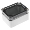 Spelsberg TK PC Series Grey Transparent Lid Polycarbonate Enclosure IP66 IK08 35 mm x 65 mm x 50 mm